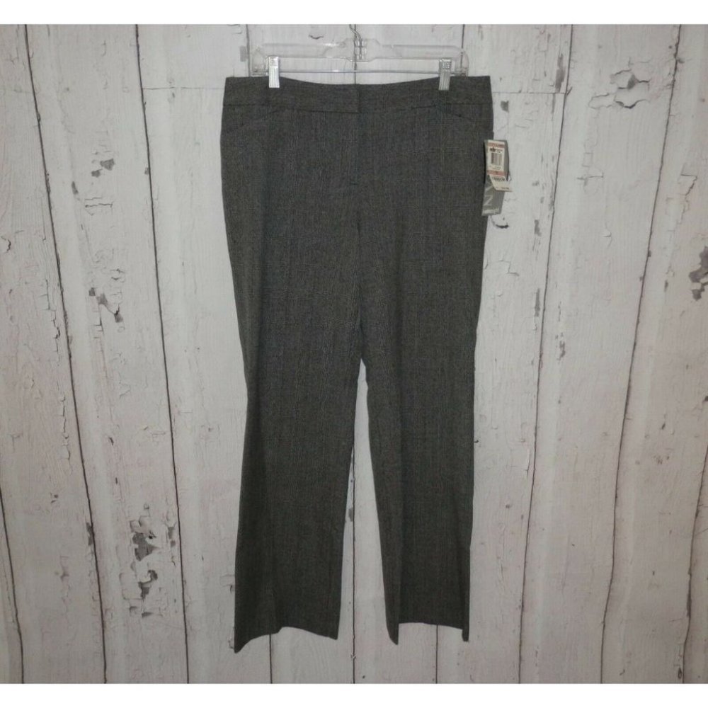 NEW Alfani Womens Size 12 Straight Contoured Waistband Regular Length Pants 2690